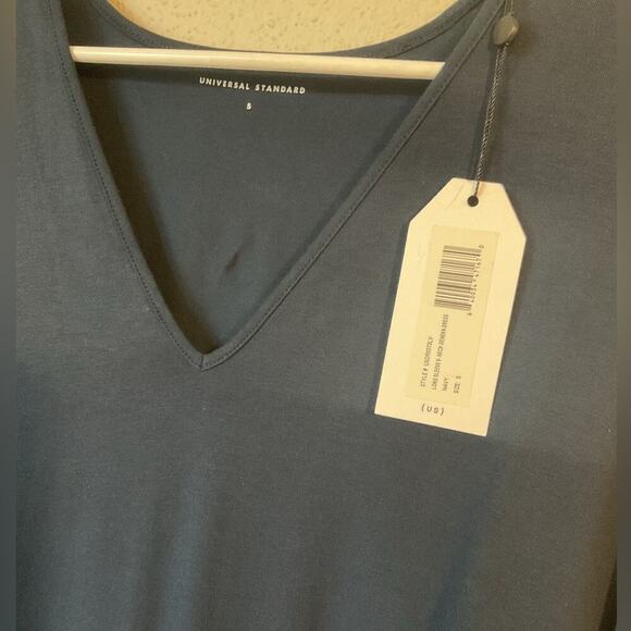 NWT Universal Standard Geneva Navy Blue Long Sleeve Midi Dress Size 14/16 - Picture 6 of 11